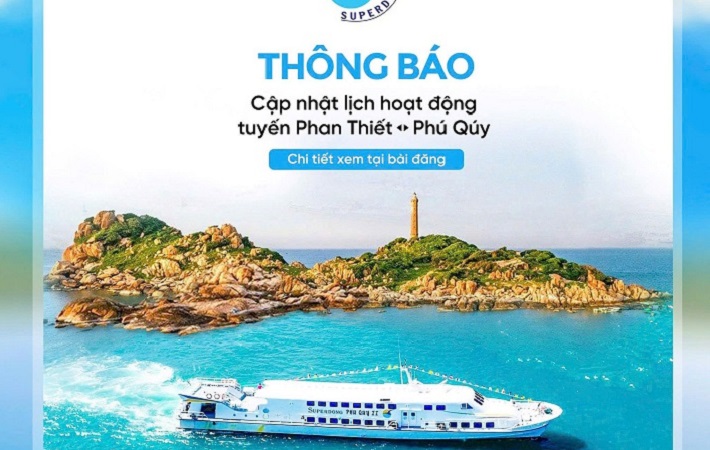 Thông Báo: Cập Nhật Lịch Hoạt Động Tuyến Phan Thiết - Phú Quý